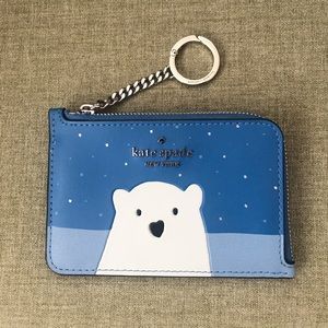Kate Spade Arctic Friends Card ID wallet